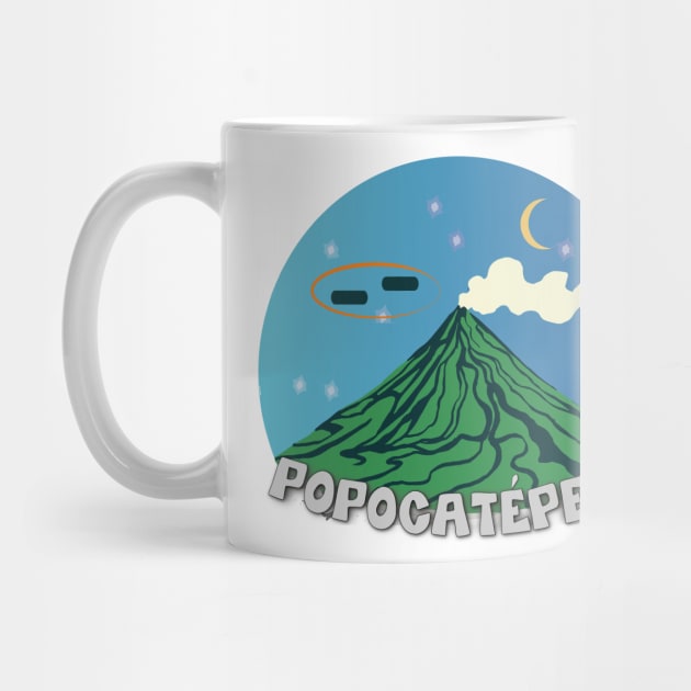 UFO sighting UAP Popocatepetl volcano by Ideas Design